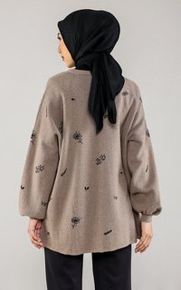 Blouse Ellia Knitt Blouse Mocca Mocca-507336