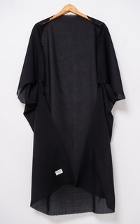 Cardigan Daw Project DH072 Hijab Scarf Outer Voal 2-in-1 Outer Hitam