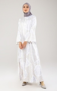 Gamis Jasmine Dress Silver