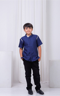 kids' clothing Zain Family Raya - Koko Kids Navy S