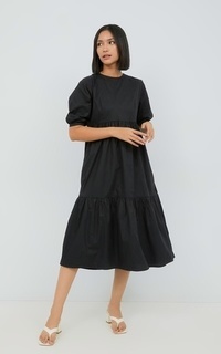 Gamis Lily Dress Black