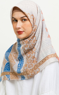 Printed Scarf Voal Hijab Segi Empat Hiriya