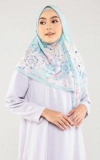 Printed Scarf Shakufa Raya Collection - Celeste