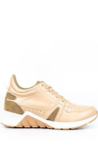 Shoes Kaninna CHANDLER women sneakers in Beige