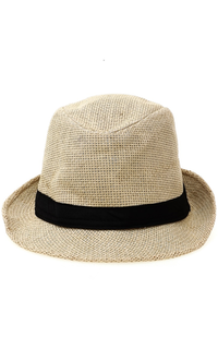 Ikat Rambut Ignacio Topi Laken Jazz Vintage Casual Hats Material Braided Polypropylene ORIGINAL - Beige
