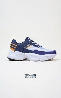 Sepatu Sneakon 2in1 Prime BlueWhite - Unisex BlueWhite-512282
