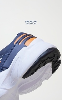 Sepatu Sneakon 2in1 Prime BlueWhite - Unisex BlueWhite-512286