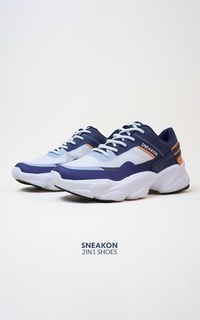 Sepatu Sneakon 2in1 Prime BlueWhite - Unisex BlueWhite-512287