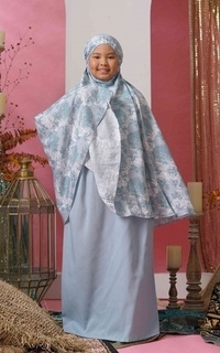 Mukena Tiara 510 Child Arsyana Sofya Grey