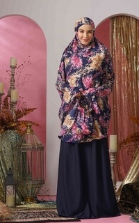 Mukena Tiara 513 Queen Ramanda Navy