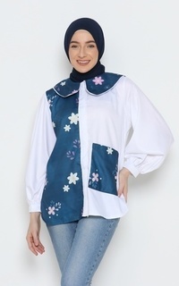 Blus Alila Blouse Navy