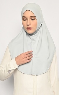 Hijab Instan Kana Bergo Spandek Silver