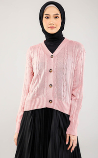 Cardigan Cardi Top Pink