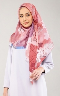 Printed Scarf Faruna Rose Gold Scarf