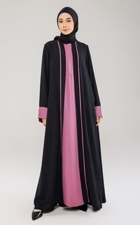 Long Dress Azkiya Abaya Purple Raya Collection