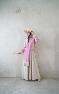 Long Dress Gamila Pink Dress