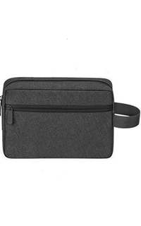 Bag Ars Tas Gadget Organizer Large Compartment Anti Air Material Canvas ORIGINAL - Black Gray-517354