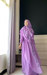 Long Dress Lilac Syar'i