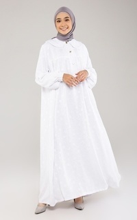 Gamis Noor Abaya Clear Rose Raya Collection