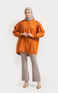 Kemeja Oversized Shirt / Brick