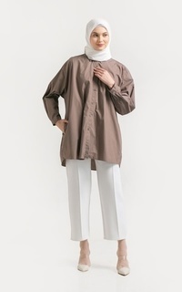 Kemeja Oversized Shirt / Frappucino