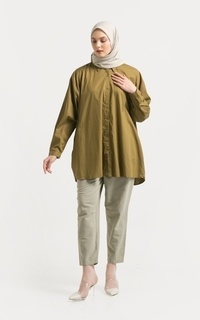 Kemeja Oversized Shirt / Olyve