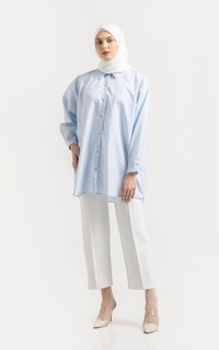 Shirt Oversized Shirt / Sky Blue