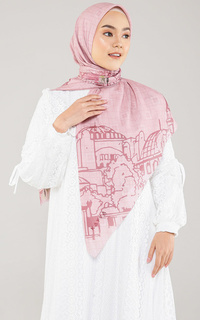 Printed Scarf Aya Sofya Voal Scarf Syar'i