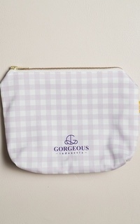 Bag Pouch Checkred Lilac