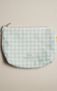 Tas Pouch Checkred Mint