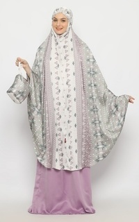 Mukena Anjani Rebecca Maxi Raya Collection Purple