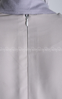 Dress Salma Abaya Grey list White-52096