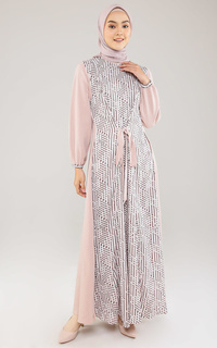 Long Dress Hagia Dress Sweet Pink