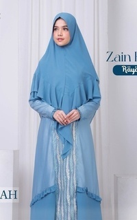 Long Dress Zain Family Raya - Gamis Mom Wardah XL (Dress Only)