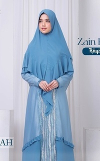 Gamis Zain Family Raya - Gamis Mom Wardah XXL (Dress Only)