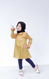 Blouse Ayaka Top Kids Mustard