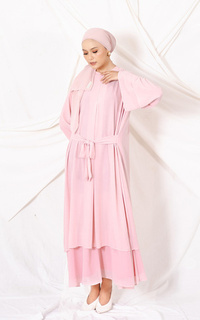 Gamis Abaya Amira Light Pink-521816