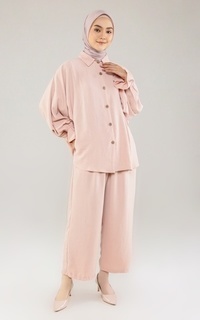 Setelan Lea Set Dusty Pink