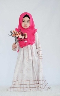 Gamis Camela Dress Kids Beige