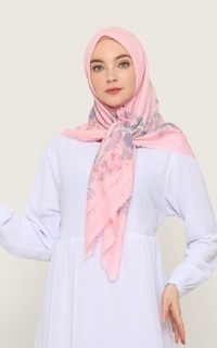 Hijab Motif HYDRANGEA SERIES ROYAL PINK