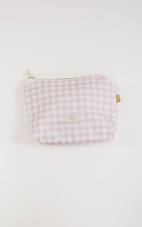 Tas Pouch Checkred Nude
