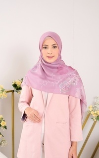 Hijab Motif Rabeea Scarf - Shell