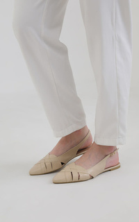 Sepatu Chinta Basic Flat Beige