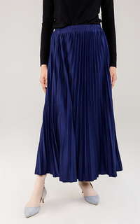 Rok Pleats Skirt Navy