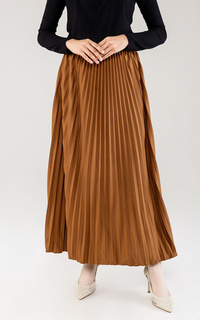 Skirt Pleats Skirt Brown