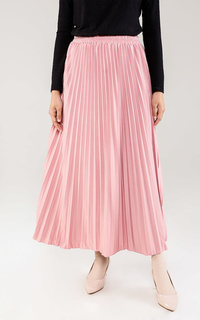 Rok Pleats Skirt Pink