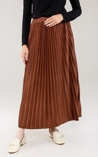 Rok Pleats Skirt Terracota