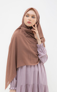 Hijab Polos Kara Scarf Syar'i / Toffee