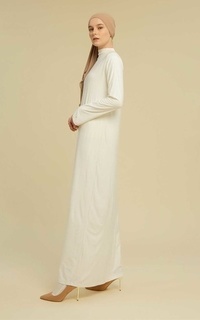 Gamis Inner Dress Lengan Panjang Broken White-530114