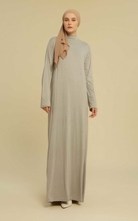 Gamis Inner Dress Lengan Panjang Grey-530116